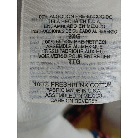 Hanes Beefy-T Key West Graphic T-Shirt Men's Sz XXL Palm Tree Pre-Shrunk VTG - Picture 5 of 6